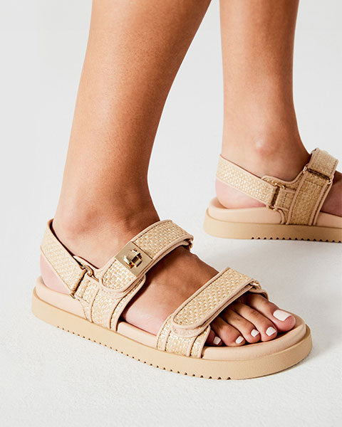 Steve madden 2025 rattan sandals