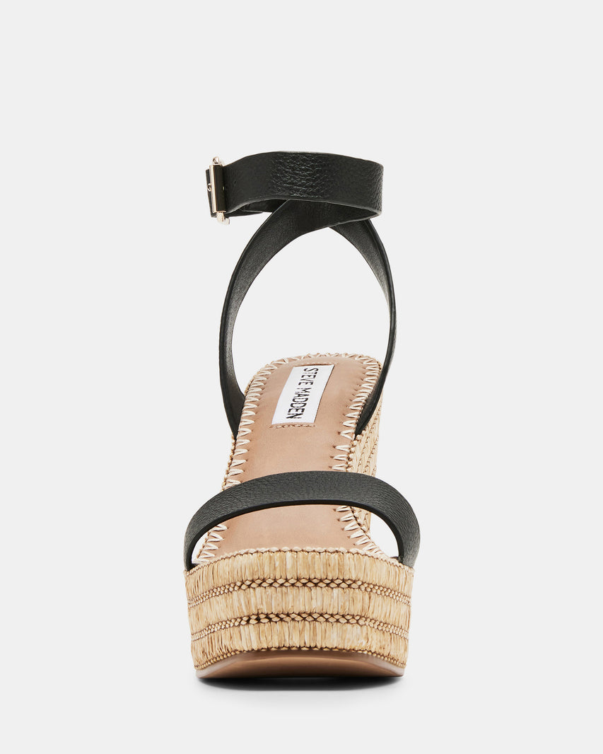 CASSIE BLACK LEATHER