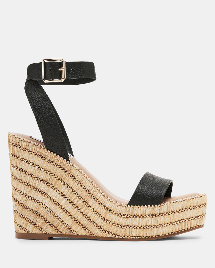 CASSIE BLACK LEATHER