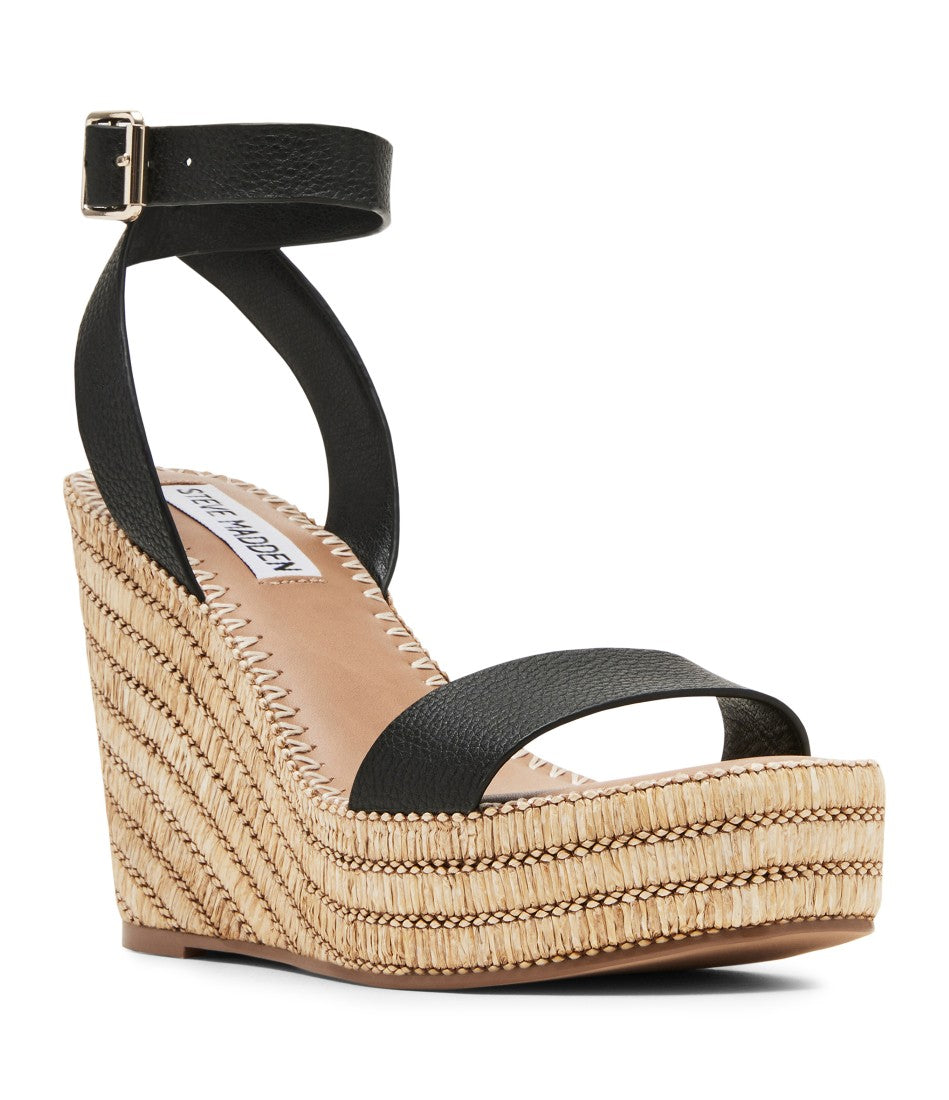 CASSIE BLACK LEATHER