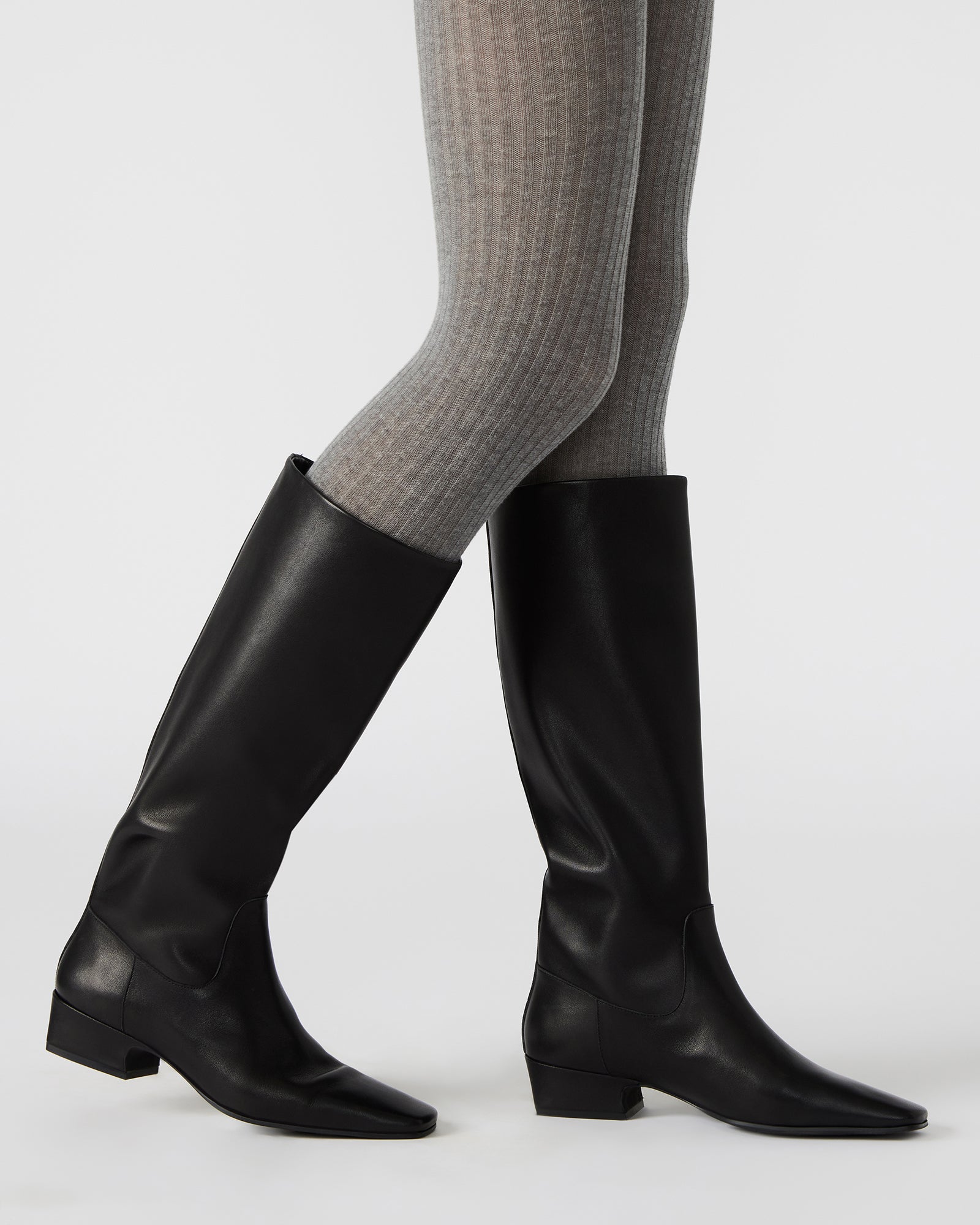 GWYNETH BLACK LEATHER | Steve Madden Australia
