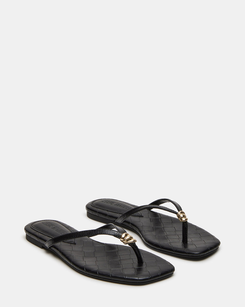 MALIYAH BLACK LEATHER