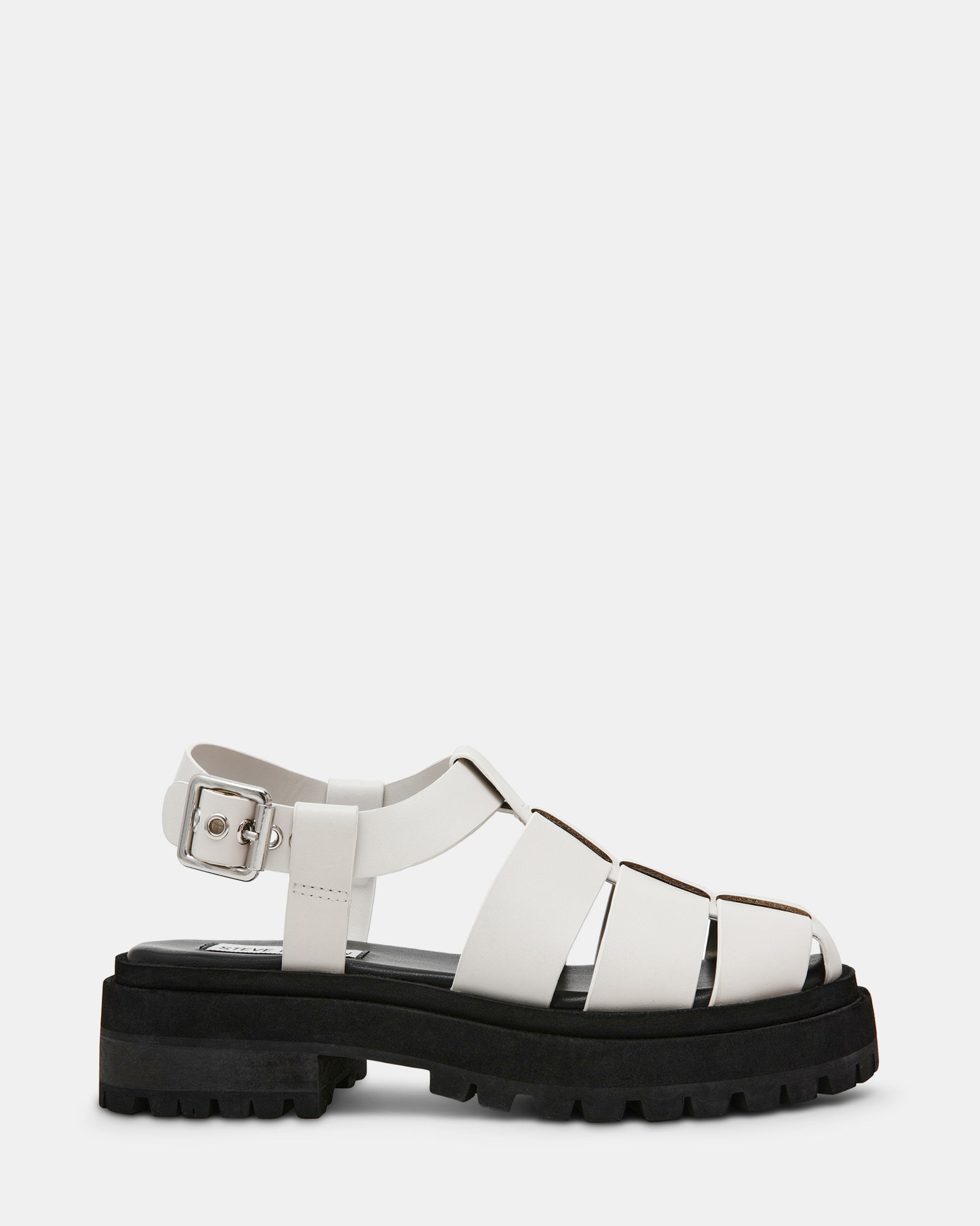 Steve Madden Women's Actions Sneaker - Chunky Platform Trainer With Mixed Material Upper - View #8