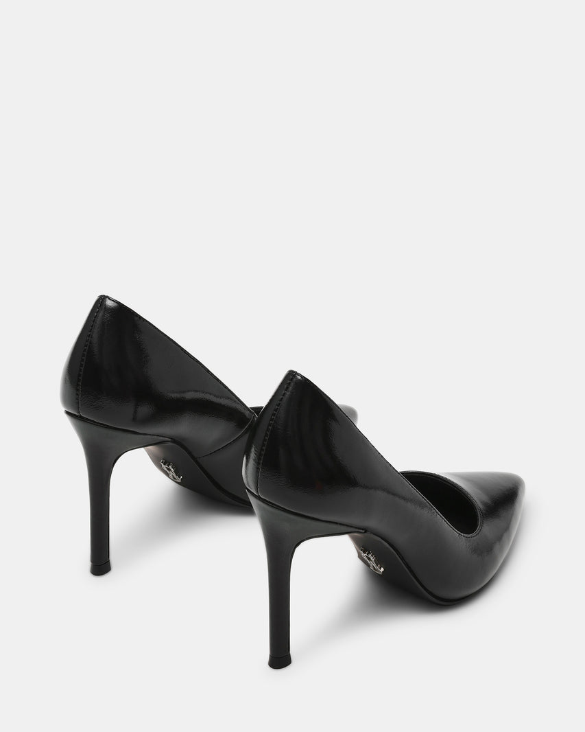 SECURED BLACK LEATHER