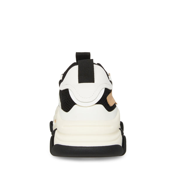 POSSESSION Black Tan Sneakers by Steve Madden - back view
