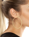 STEVE MADDEN XTRA LARGE HOOP EARRINGS GOLD ALL PRODUCTS