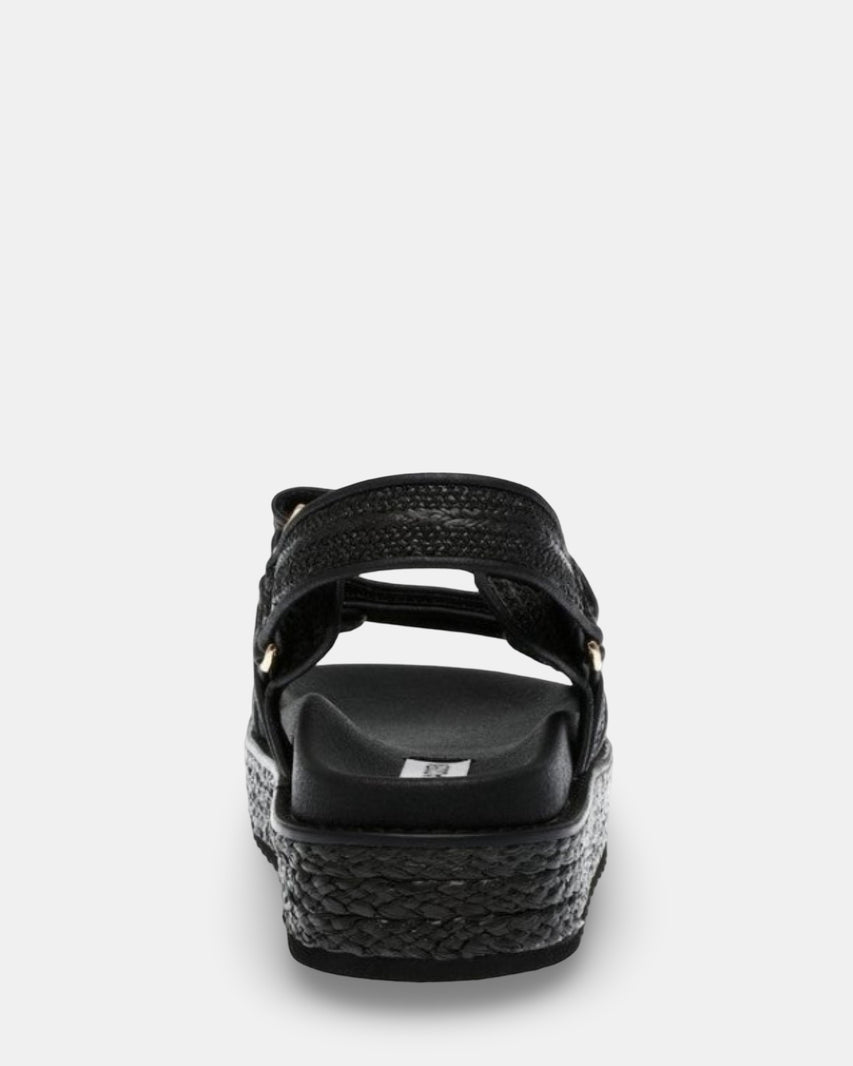 BIG MONA BLACK RAFFIA