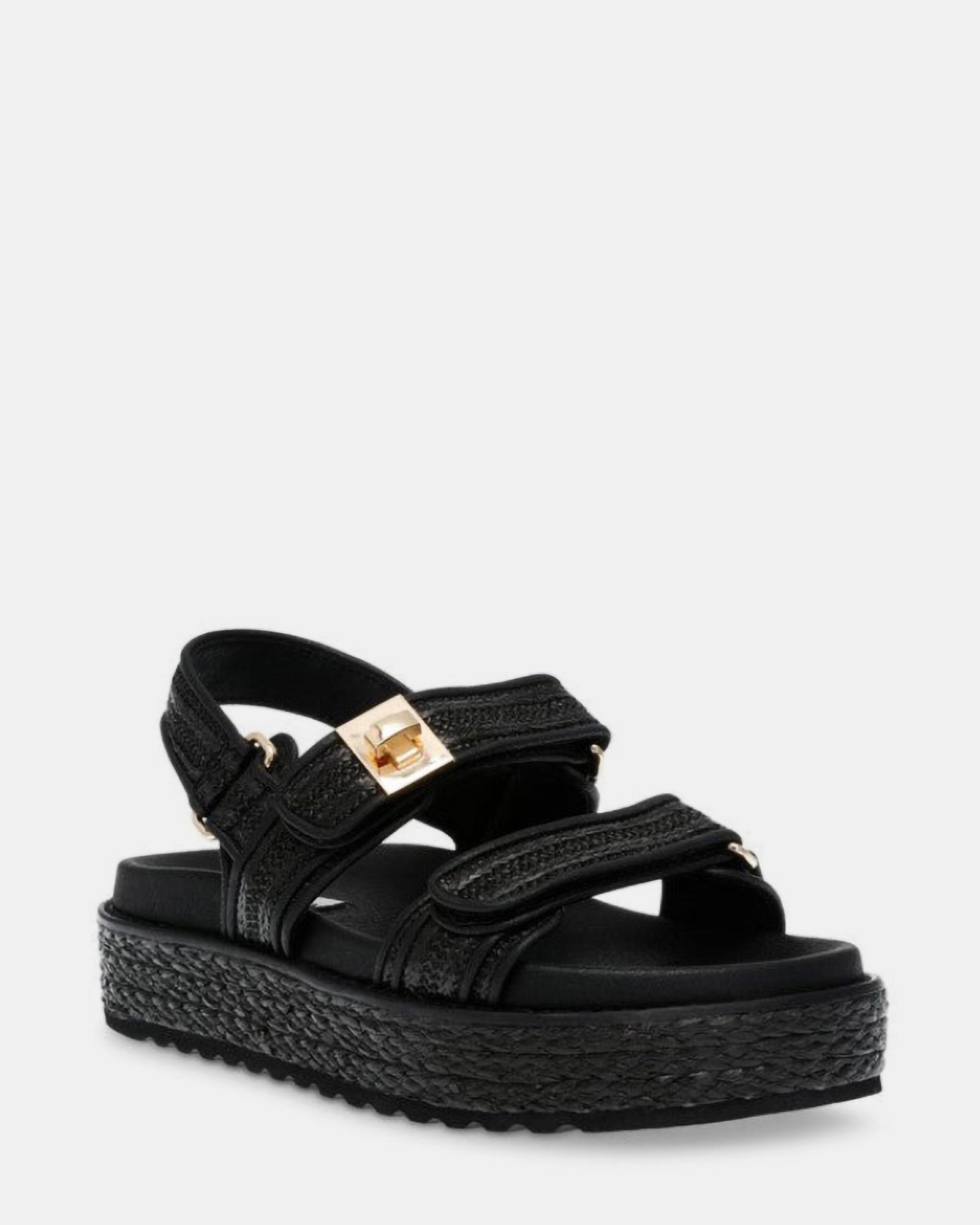 BIG MONA BLACK RAFFIA
