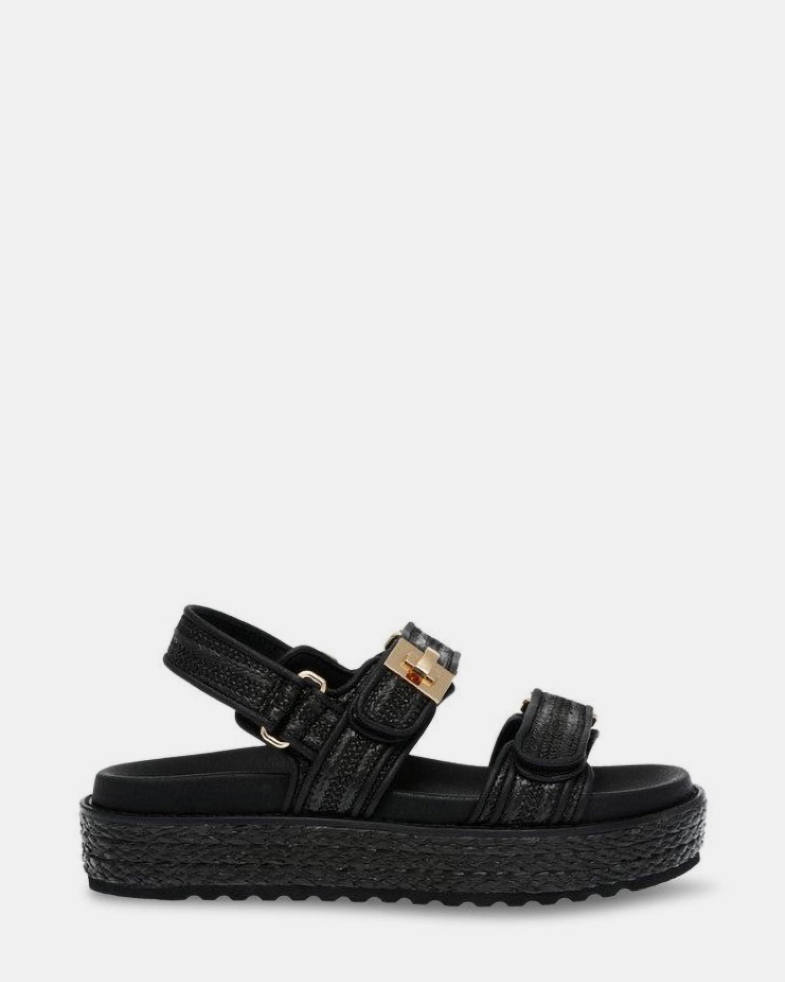 BIG MONA BLACK RAFFIA