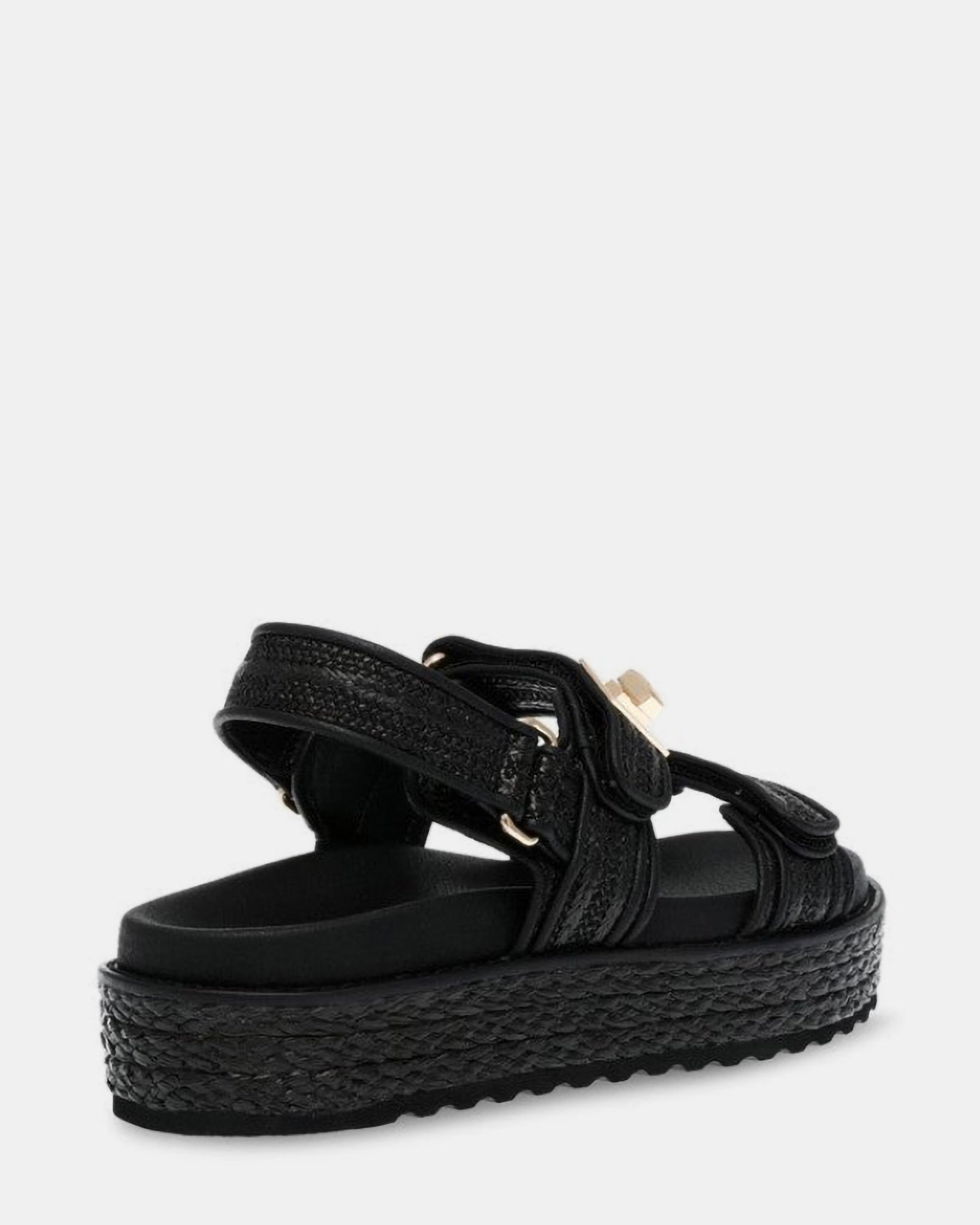 BIG MONA BLACK RAFFIA