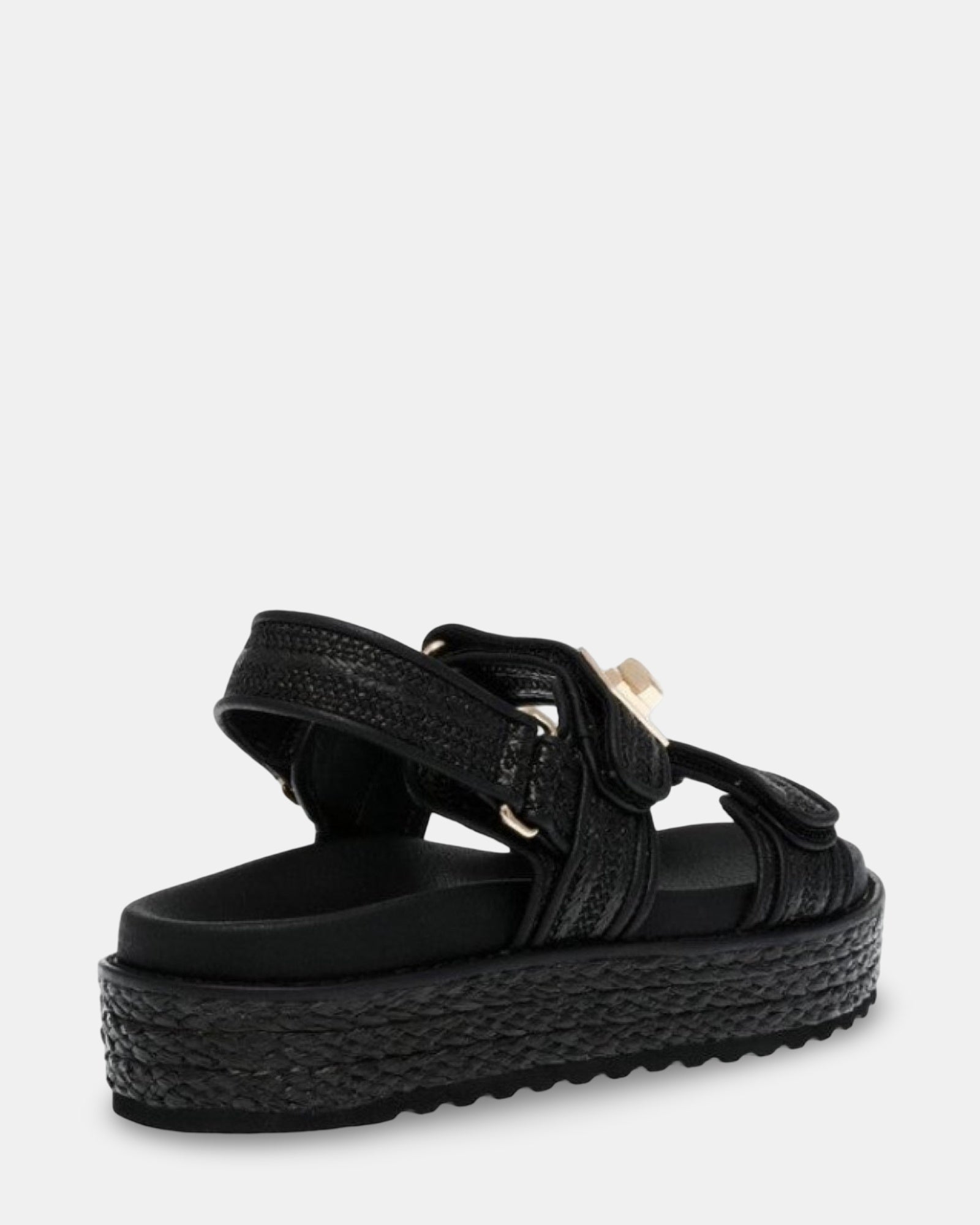 BIG MONA BLACK RAFFIA