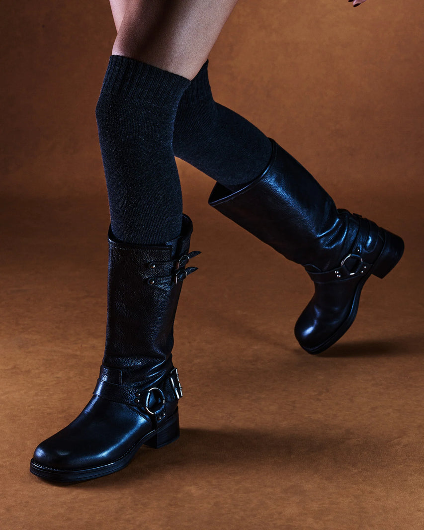 ASTOR BLACK LEATHER - view 7