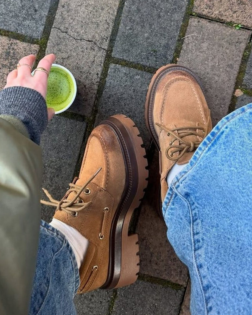 DETROIT TAUPE SUEDE