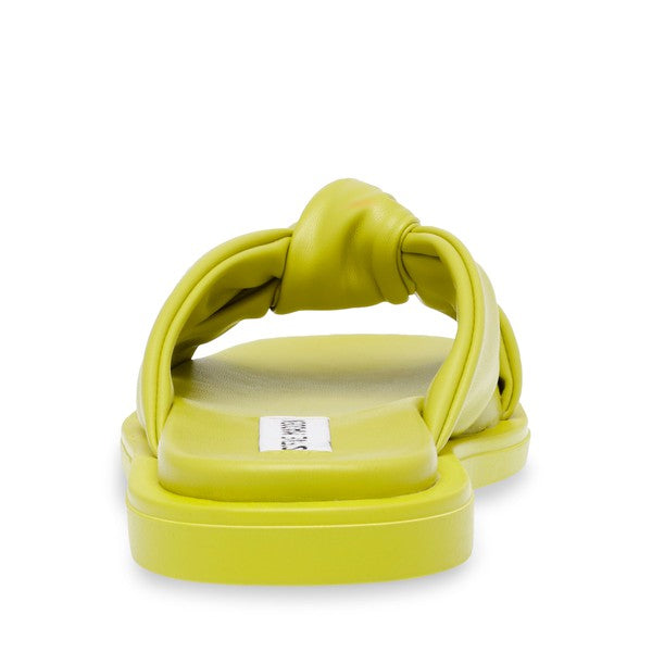 ALLISTAR Lime Sandals by Steve Madden - back view
