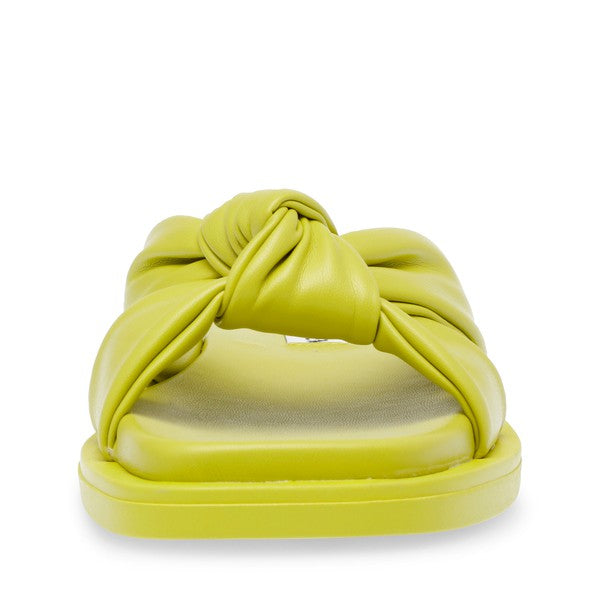 ALLISTAR Lime Sandals by Steve Madden - front view