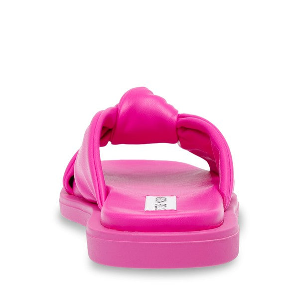 ALLISTAR Neon Pink Sandals by Steve Madden - back view