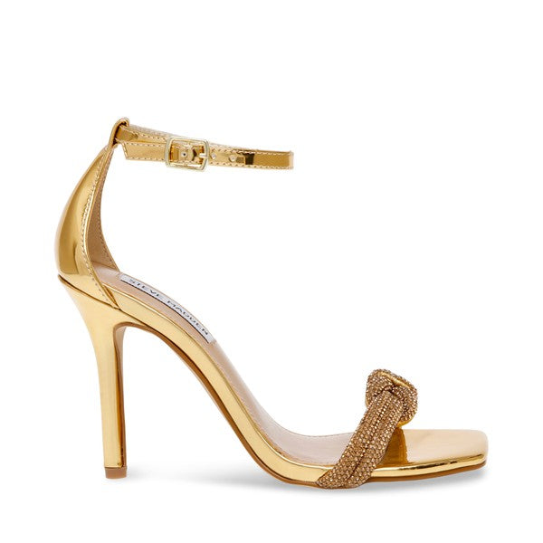 CONFETI Gold Heels by Steve Madden - side view