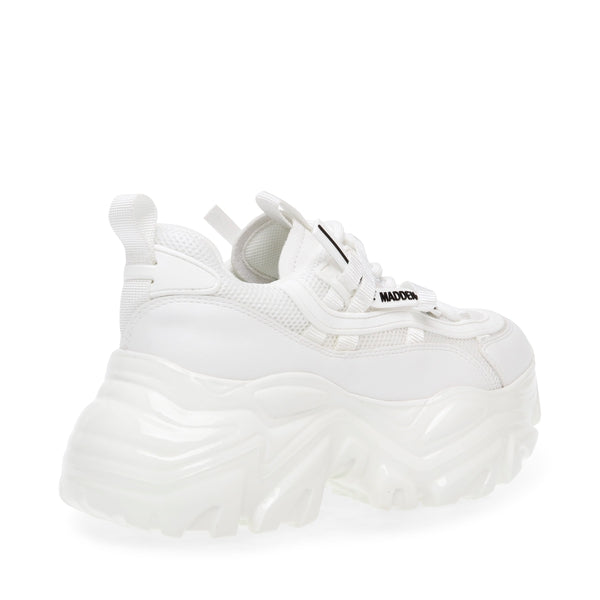 RECOUPE White Sneakers by Steve Madden - back side view
