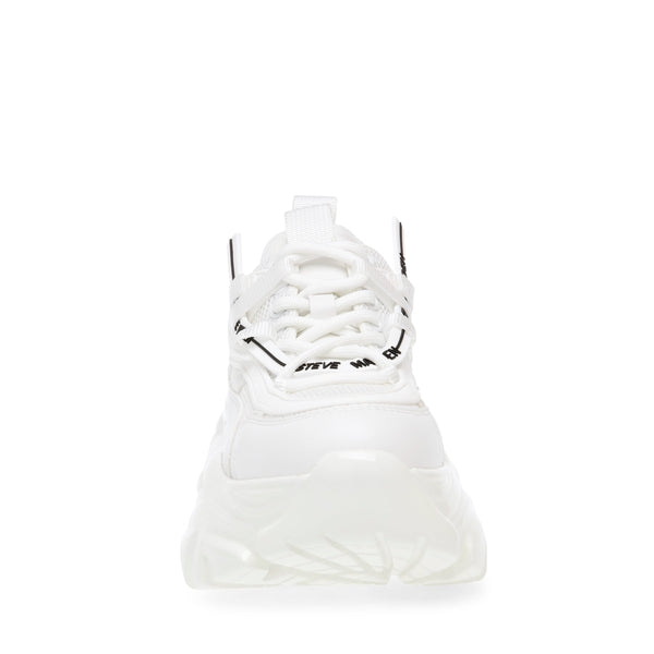 RECOUPE White Sneakers by Steve Madden - front view