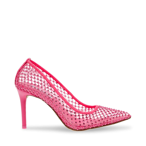RECOURSE Flamingo Pink Heels by Steve Madden - side view
