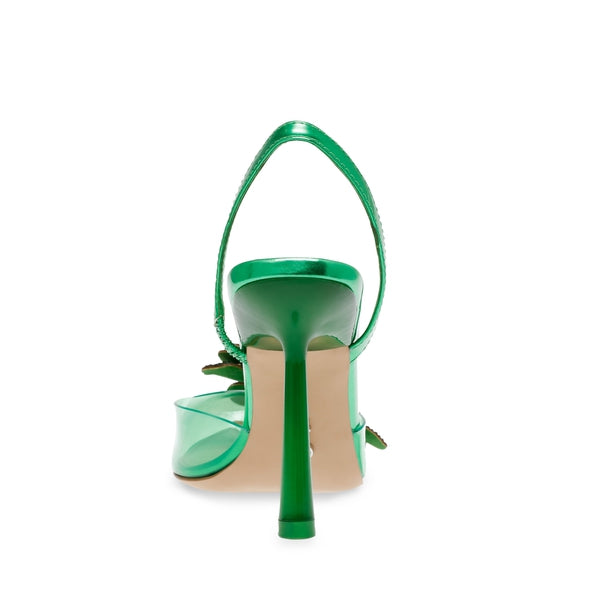 WOW Jolly Green Heels by Steve Madden - back view