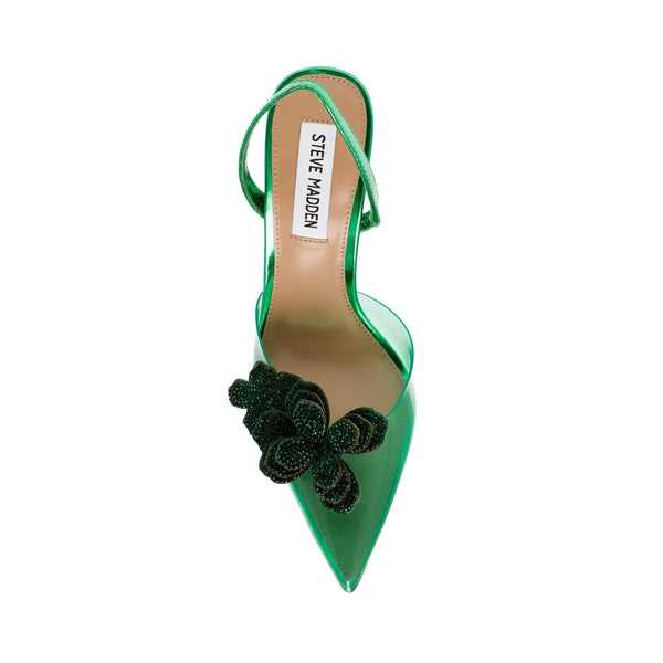 WOW Jolly Green Heels by Steve Madden - top view