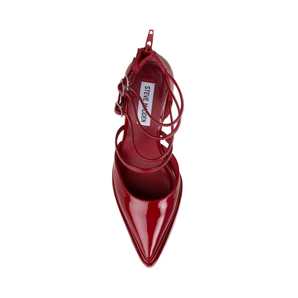 CLARA Red Patent Heels - Steve Madden Australia