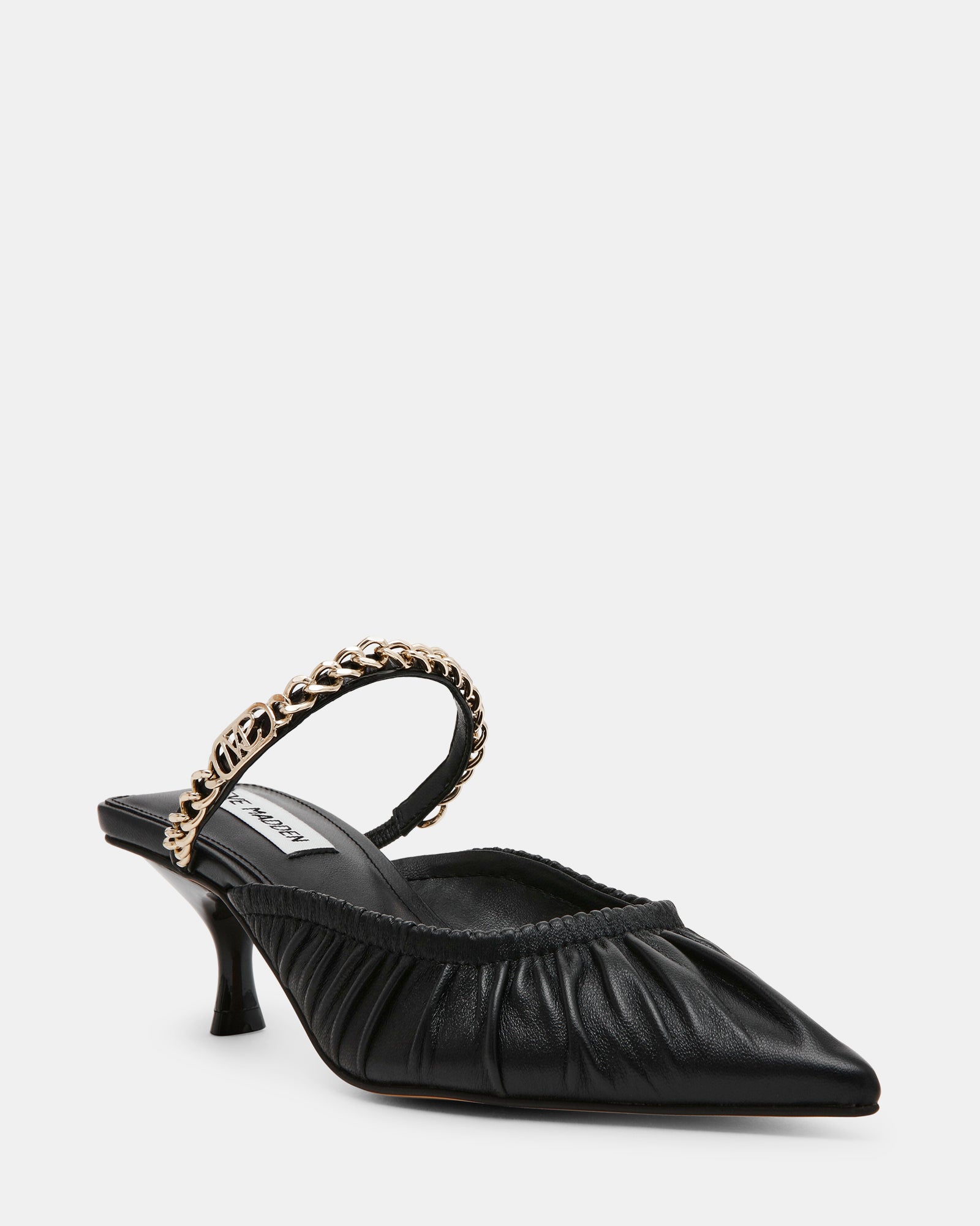 SMALL-TALK BLACK LEATHER