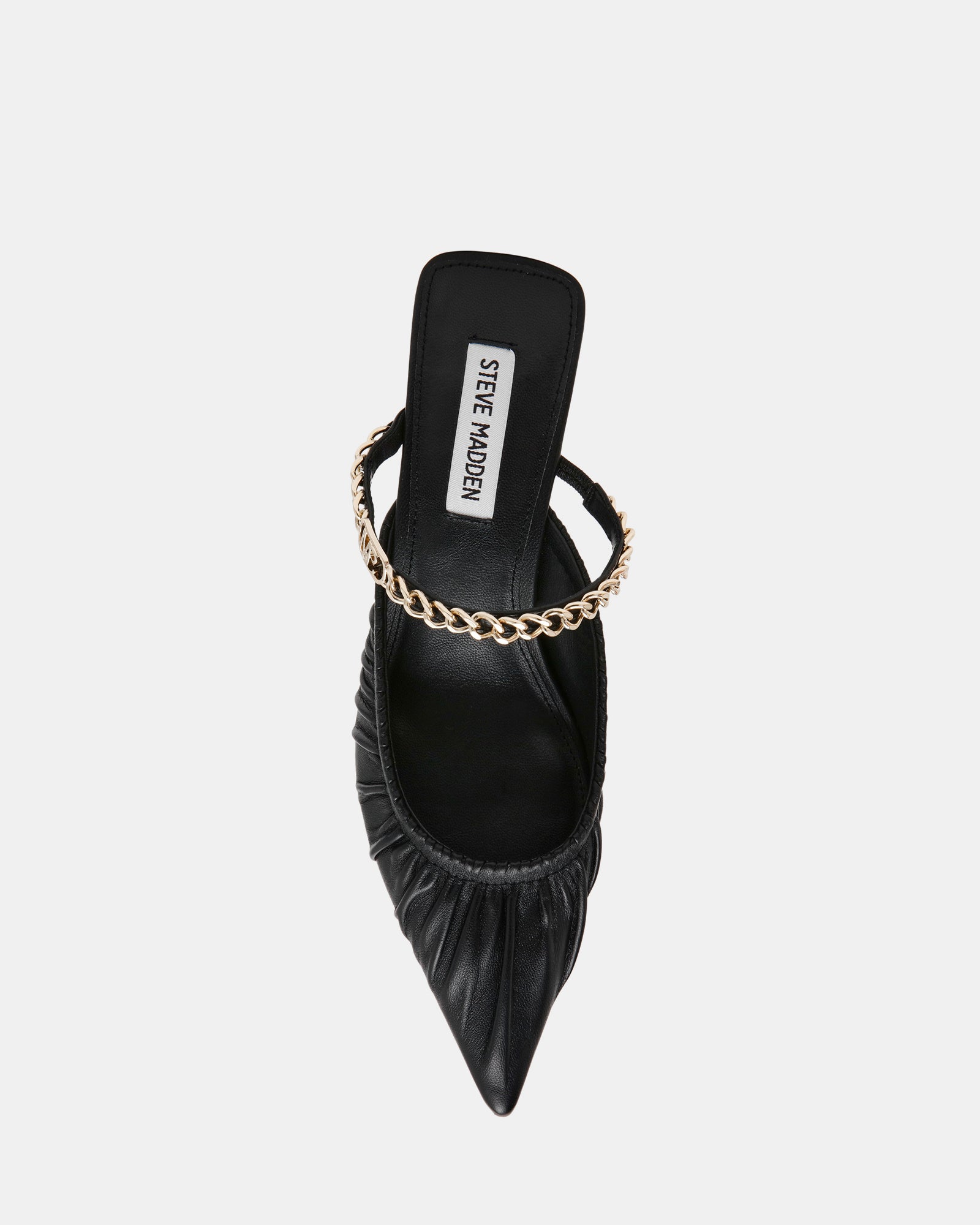 SMALL-TALK BLACK LEATHER