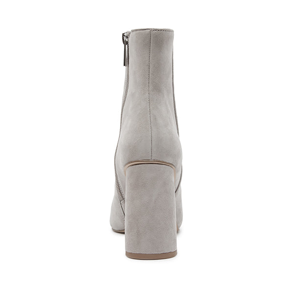 VALLOR Grey Suede Boots by Steve Madden - back view