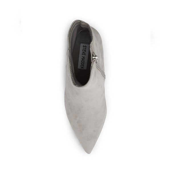 VALLOR Grey Suede Boots by Steve Madden - top view