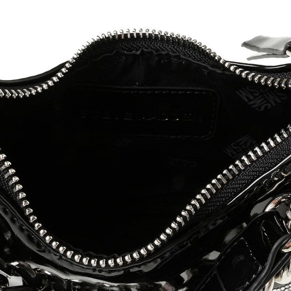 BALARM Black Women's Handbags by Steve Madden - interior view