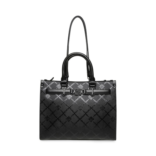 関税込み★Steve Madden★Bstilo-e トートバッグ ロゴ付きベルト STEVEMADDEN_HANDBAGS_BANKS_BLA