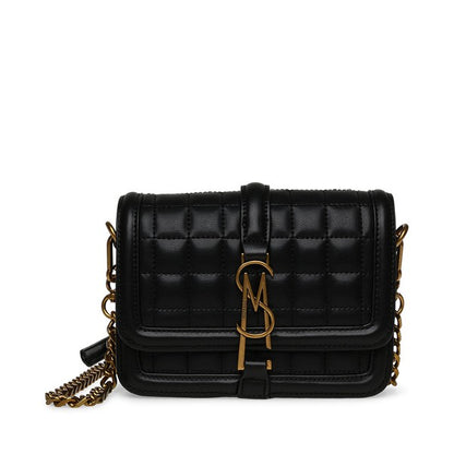 BHERA Black Gold Women's Handbags by Steve Madden - front view