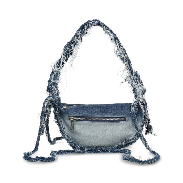 BOSLO Blue Denim Women's Handbags by Steve Madden - back view