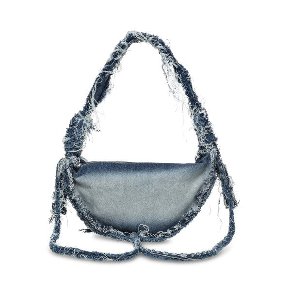 BOSLO Blue Denim Women's Handbags by Steve Madden - front view