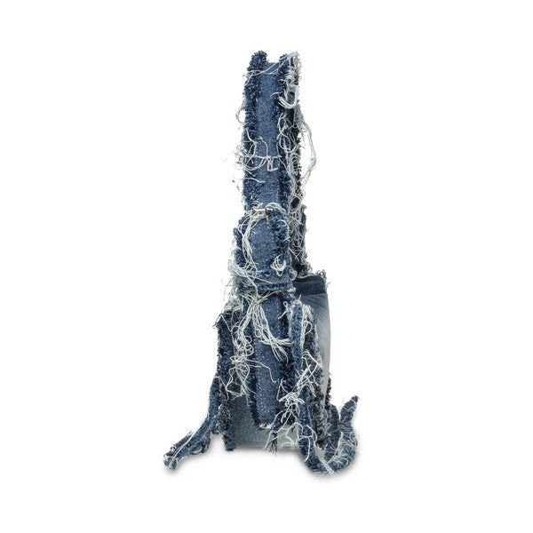 BOSLO Blue Denim Women's Handbags by Steve Madden - side view