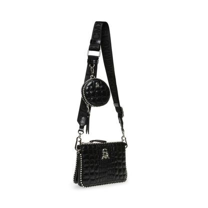 BRAMIE Black Women's Handbags by Steve Madden - front side view