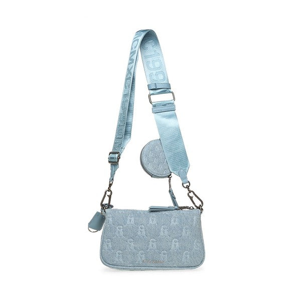 BURGENT1 Denim Handbags by Steve Madden - back view