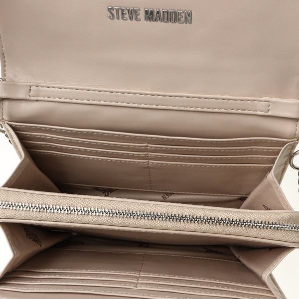 BALTO Bone Silver Handbags by Steve Madden - interior  view