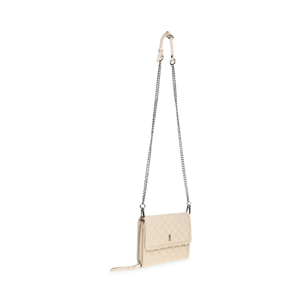 BALTO Bone Silver Handbags by Steve Madden - front side view