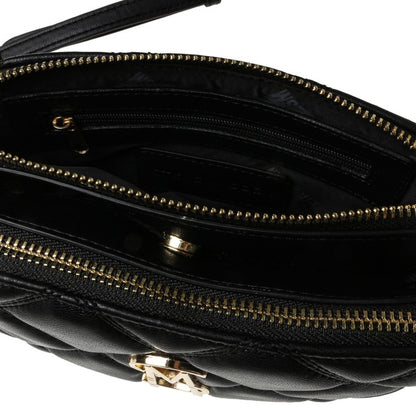 BMARVIS Black Gold Women's Handbags by Steve Madden - interior view