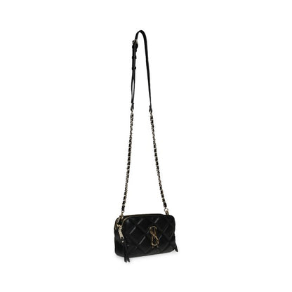 BMARVIS Black Gold Women's Handbags by Steve Madden - front side view