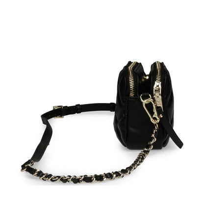 BMARVIS Black Gold Women's Handbags by Steve Madden - side view