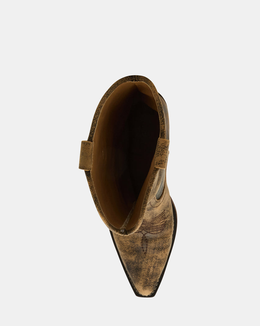 ALBANY BROWN DISTRESSED