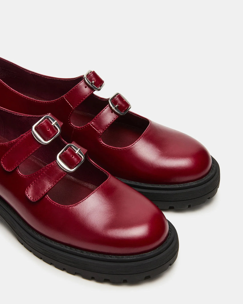 ALBA BURGUNDY LEATHER - view 4
