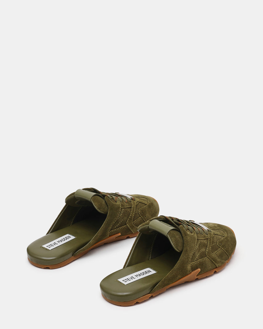 ASIEL-MULE OLIVE SUEDE - view 4