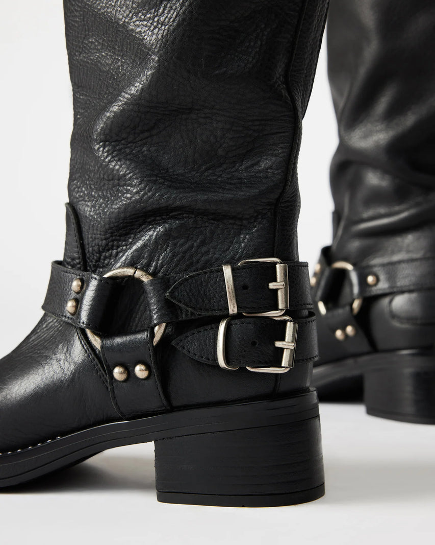 ASTOR BLACK LEATHER - view 6