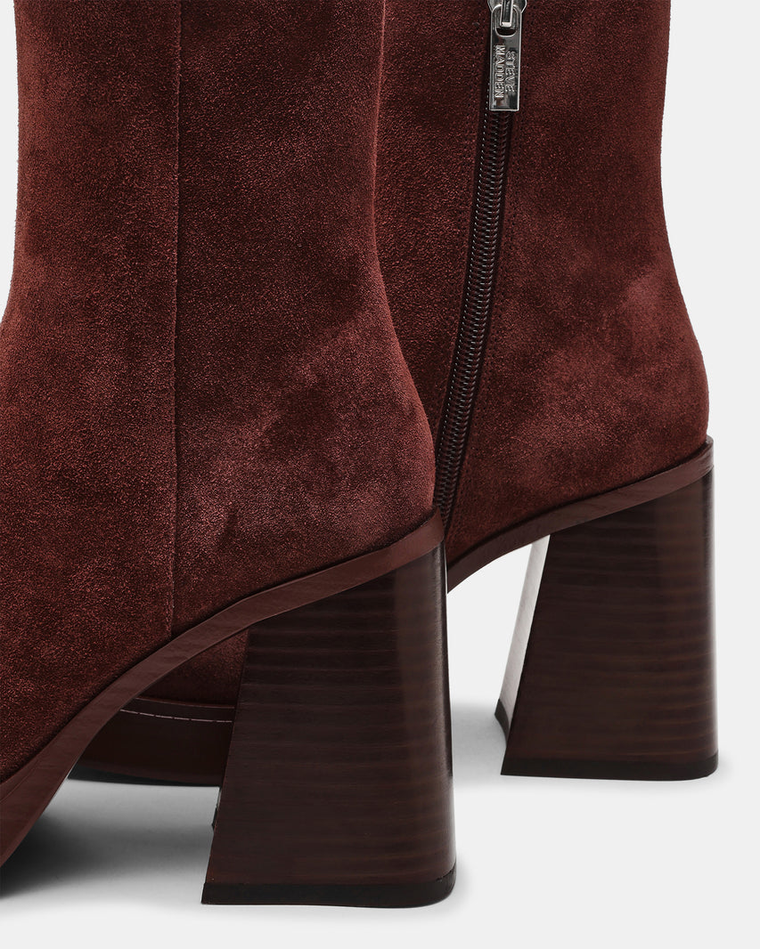 ATTUNED BROWN SUEDE