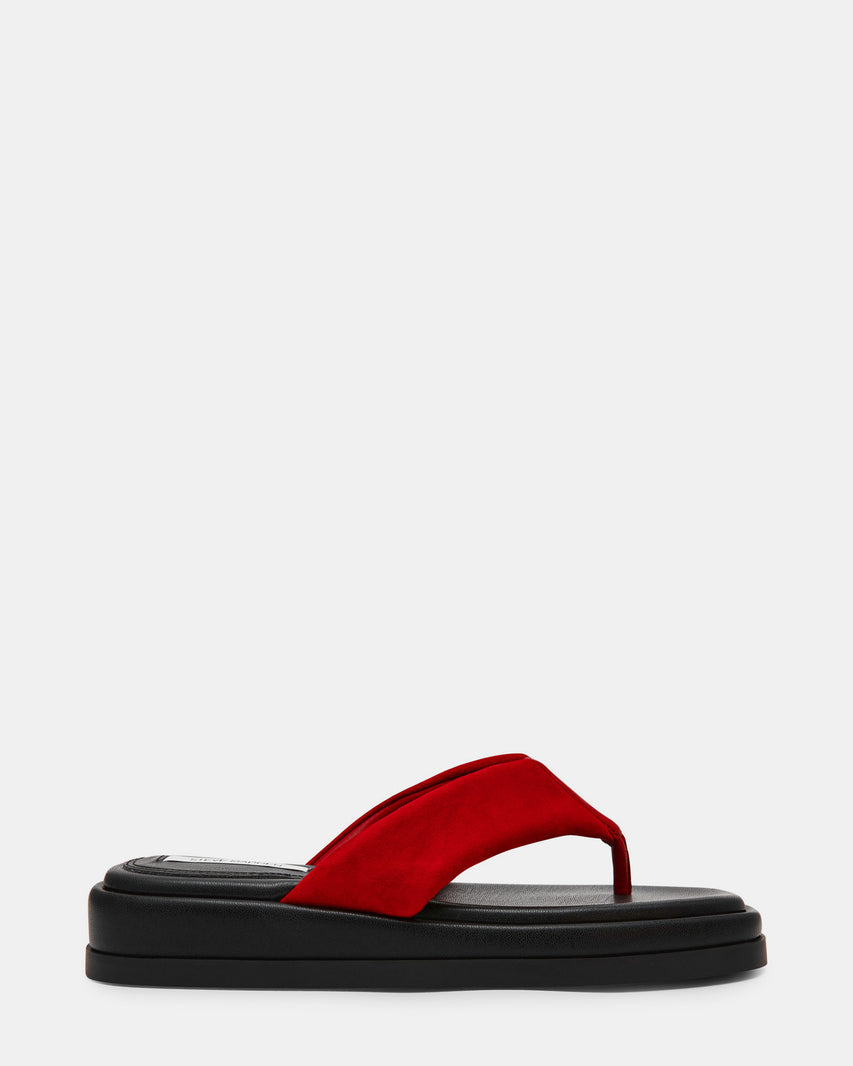 BELLA RED SUEDE